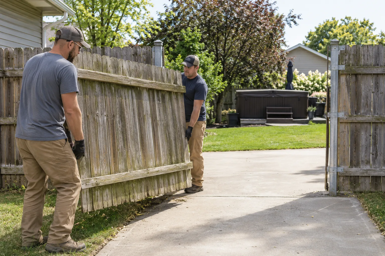 Do You Need to Remove a Fence Panel for Hot Tub Access?